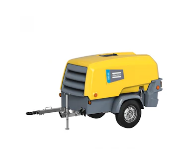 Kompressor Atlas Copco XAS88-10 online mieten Kompressor Atlas Copco XAS88-10 seitliche Darstellung