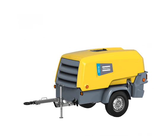 Kompressor Atlas Copco XAS88-10 online mieten Kompressor Atlas Copco XAS88-10 seitliche Darstellung