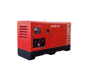 Stromerzeuger Mosa GE 110 FSX seitliche Darstellung