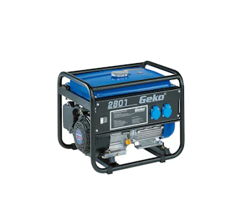 Stromerzeuger Geko 2801 online mieten Stromerzeuger Geko 2801 seitlich von vorne