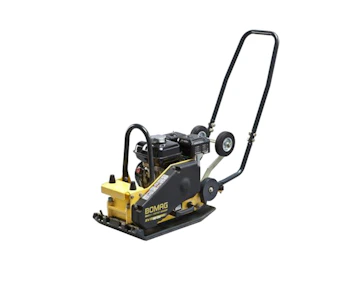 Rüttelplatte Bomag BVP 10/36 online mieten Rüttelplatte Bomag BVP 10/36 schräg von vorne
