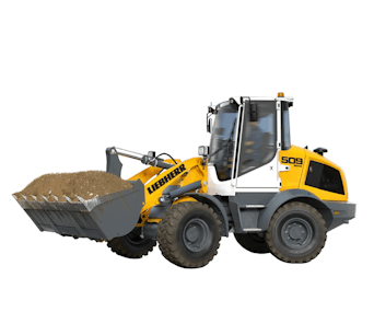 Radlader Liebherr L 509 Seitenansicht