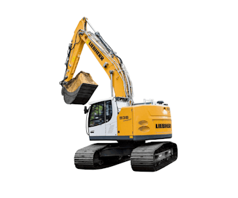 Raupenbagger Liebherr R 936 Compact Seitenansicht