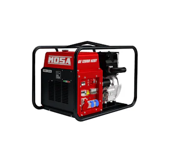 Stromerzeuger Mosa GE 12000 HZDT online mieten Stromerzeuger Mosa GE 12000 HZDT seitlich schräge Darstellung