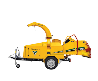 Holzhäcksler Vermeer BC 190 XL Anhänger Seitenansicht