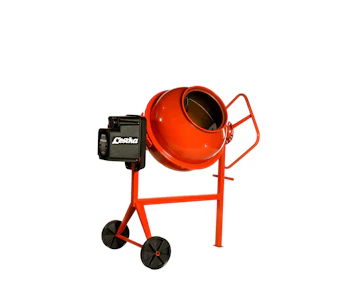 Zwangsbetonmischer Lescha SM 145 S WS online mieten Zwangsbetonmischer Lescha SM 145 S WS seitliche Darstellung