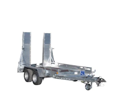 Anhänger Maschinentransporter Schmid GTA 350 LK seitliche Darstellung