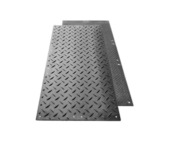 Bodenschutzplatte Securatec s:tek Vorder- & Rückseite