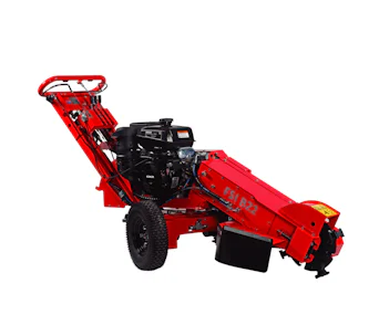 Baumstumpffräse FSI B22 seitliche Darstellung von links