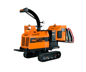 Holzhäcksler Först TR6D 42 seitliche Darstellung