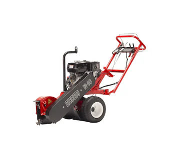 Baumstumpffräse Barreto 13SGH online mieten Baumstumpffräse Barreto 13SGH seitliche Darstellung