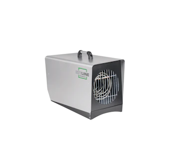 Elektro-Lufterhitzer Remko EM 10000 online mieten Elektro-Lufterhitzer Remko EM 10000 seitliche Darstellung