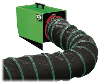 Elektro-Lufterhitzer Remko ELT 18-S online mieten Elektro-Lufterhitzer Remko ELT 18-S mit Schlauch