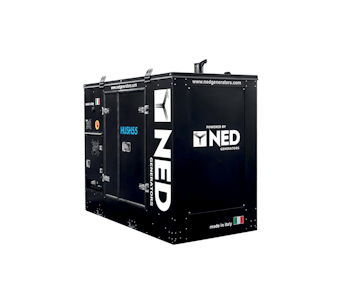 Stromerzeuger NED H44D online mieten Stromerzeuger NED H44D seitlich schräge Darstellung