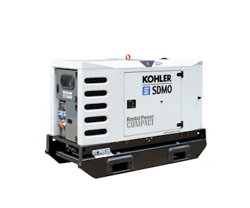 Stromerzeuger Kohler SDMO R33C3 online mieten Stromerzeuger Kohler SDMO R33C3 seitliche Darstellung