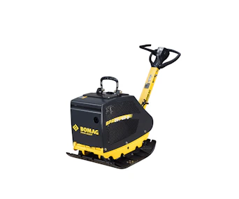 Rüttelplatte BOMAG BPR 35/60 D seitliche Darstellung