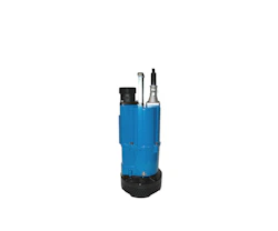 Tauchpumpe Tsurumi NK3-22L seitliche Darstellung