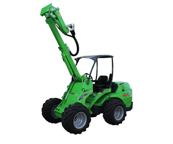 Kompaktradlader Avant 760i Schutzdach online mieten Kompaktradlader Avant 760i Schutzdach seitlich schräg