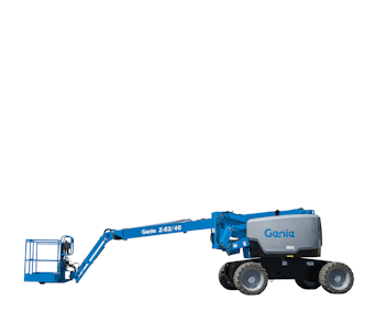 Teleskoparbeitsbühne Genie Z-62/40 RT Seitenansicht