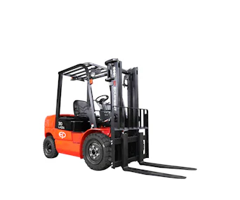 Gabelstapler EP Equipment EFL302 online mieten Gabelstapler EP Equipment EFL302 seitliche Darstellung