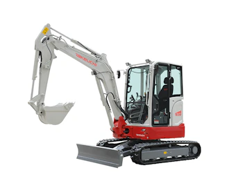Takeuchi TB335 R Minibagger Takeuchi TB335R Seitenansicht