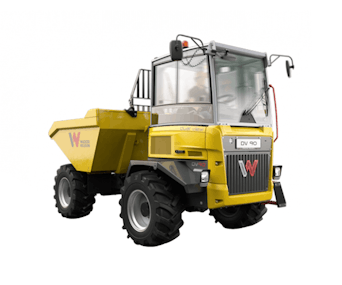 Raddumper Wacker Neuson DV90 seitliche Darstellung