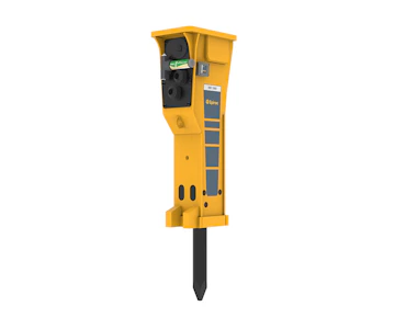 Hydraulikhammer Epiroc MB 1000 online mieten Hydraulikhammer Epiroc MB 1000 seitliche Darstellung