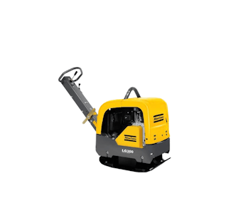 Rüttelplatte Atlas Copco LG300 seitliche Darstellung