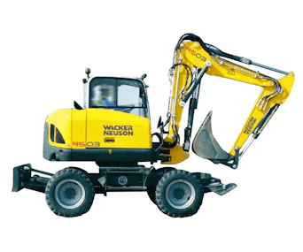 Mobilbagger Wacker Neuson 9503 Seitenansicht