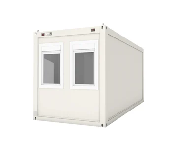 Container FAGSI Raumcontainer Typ 20 online mieten Container FAGSI Raumcontainer Typ 20 von vorne