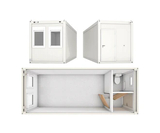 FAGSI ProECO Typ 50 - Raum Container FAGSI Raumcontainer Typ 50 drei Ansichten