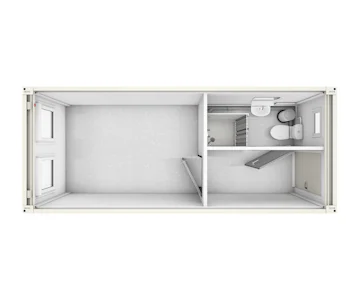 Container FAGSI Raumcontainer Typ 51.2 online mieten Container FAGSI Raumcontainer Typ 51.2 Innenansicht von oben