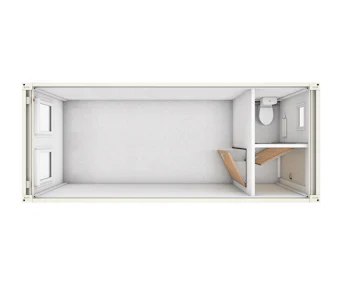 Container FAGSI Raumcontainer Typ 50 Innenansicht von oben