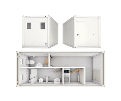 Container FAGSI Raumcontainer Typ 60 online mieten Container FAGSI Raumcontainer Typ 60 drei Ansichten