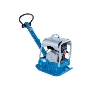 Rüttelplatte Weber CR 2 seitliche Darstellung