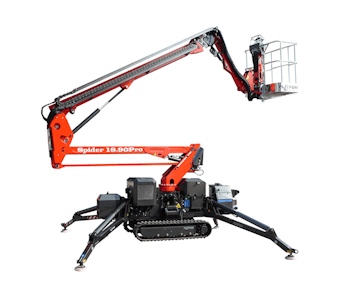 Raupenarbeitsbühne Platform Basket Spider 18.90 Pro Seitenansicht