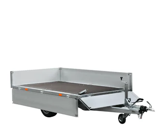 Hochlader Variant 13P215 online mieten Hochlader Variant 13P215 mit aufklappten Bordwänden