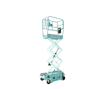 Elektroscherenbuehne Snorkel S3010E online mieten elektroscherenbuehne snorkel s3010e seitlich von vorne