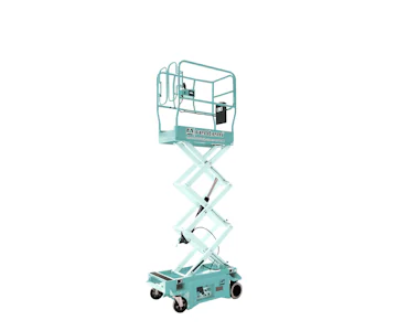 Elektroscherenbuehne Snorkel S3010E online mieten elektroscherenbuehne snorkel s3010e seitlich von vorne