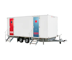 SANI WC-Wagen online mieten SANI WC-Wagen