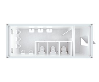 SANI Herren-WC-Container