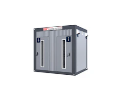 SANI Damen-Herren-WC Container online mieten SANI Damen-Herren-WC Container