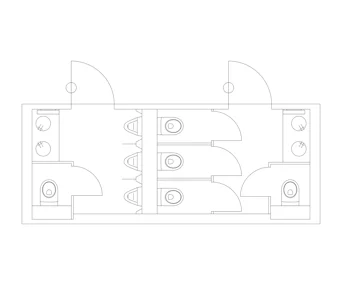 SANI Container SaniStar M online mieten SANI Container SaniStar M Grundriss