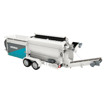 Trommelsiebanlage Gremac e1+ online mieten Trommelsiebanlage Gremac e1+ Seitenansicht