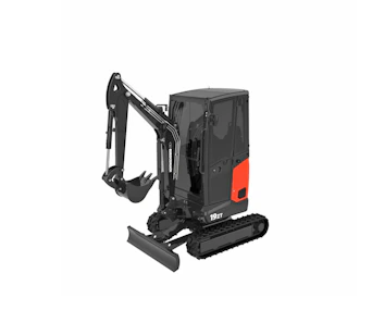 Kompaktkettenlader First Green miniZ 400 von der Seite