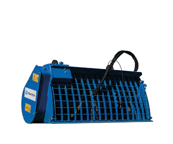 Betonmischschaufel 300 von Tibatek Vorderansicht