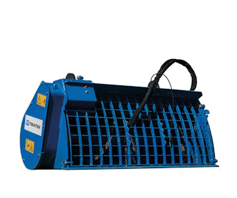 Betonmischschaufel 500 von Tibatek Ansicht mit Schlauch