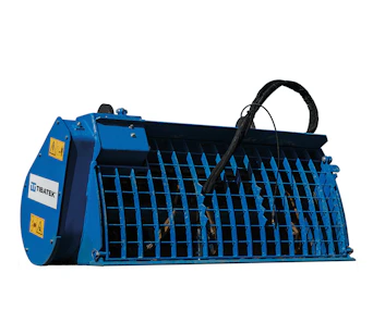 Betonmischschaufel 700 von Tibatek Vorderansicht