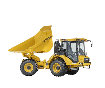 Raddumper Hydrema 912GS online mieten Raddumper Hydrema 912GS Seitenansicht