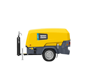Kompressor Atlas Copco XAS 88KD Seitenansicht